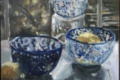 Three Bowls With Lemons - Pat Abernathy