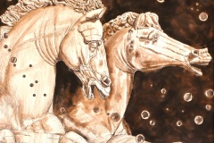 Nancy Mitchel, "Fiery Italian Horses"