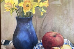 28.-Lee Waltress, "Jonquils and an Apple"